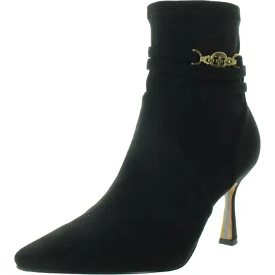 Sam Edelman Marsella Womens Embellished Faux Suede Booties In Multi