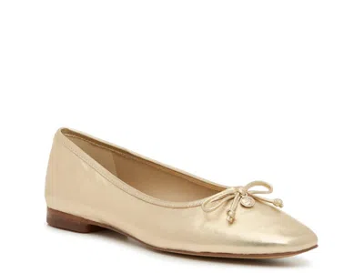 Sam Edelman Meadow Ballet Flat In Gold