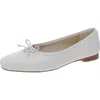 SAM EDELMAN MEADOW WOMENS BOW SQUARE TOE BALLET FLATS