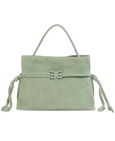 Sam Edelman Medium Drawstring Tote Bag In Green
