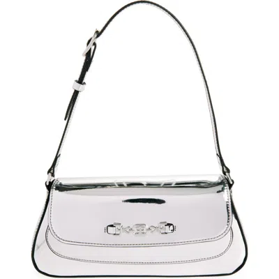 Sam Edelman Medium Loraine Shoulder Bag In Silver