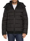 SAM EDELMAN MEN'S HOODED PUFFER JACKET