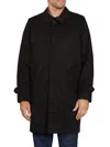 Sam Edelman Men's Single Breasted Trench Coat In Black