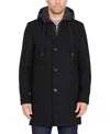 Sam Edelman Men's Single Breasted Wool Coat In Black