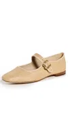 Sam Edelman Michaela Ballet Flats Bleached Beechwood In Bleached Beechwood