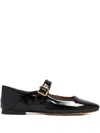 Sam Edelman Michaela Buckled Ballet Flats In Black