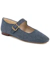 Sam Edelman Michaela Mary Jane Flat In Blue