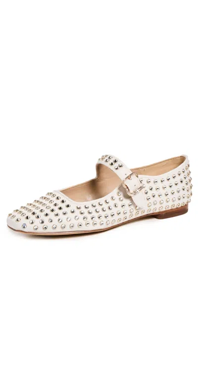 Sam Edelman Michaela Gem Ballet Flats Modern Ivory