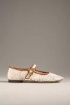 Sam Edelman Michaela Gem Mary Jane Flats In White
