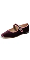 Sam Edelman Michaela Glow Flats Parisian Plum In Purple