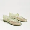 Sam Edelman Michaela Jelly Mary Jane Flat Pear Green Jelly