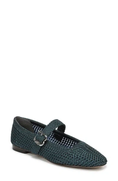 Sam Edelman Michaela Knit Mary Jane Flat In Blue