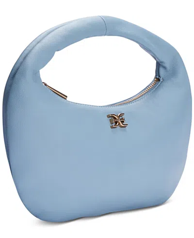 Sam Edelman Michaela Leather Mini Hobo Bag In Denim Blue