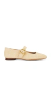 Sam Edelman Michaela Ballet Flats Bleached Beechwood In Bleached Beachwood & Ecru