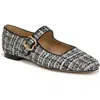 Sam Edelman Michaela Mary Jane Flat In Black Multi