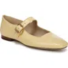 Sam Edelman Michaela Mary Jane Flat In Buttercup Leather