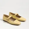 Sam Edelman Michaela Mary Jane Flat In Gold