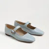 Sam Edelman Michaela Mary Jane Flat Cape Blue Leather