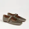 Sam Edelman Michaela Womens Buckle Square Toe Mary Janes In Grey