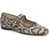 Sam Edelman Michaela Mary Jane Flat In Gray