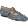 Sam Edelman Michaela Mary Jane Flat In Gray