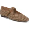 Sam Edelman Michaela Mary Jane Flat In Honey Multi