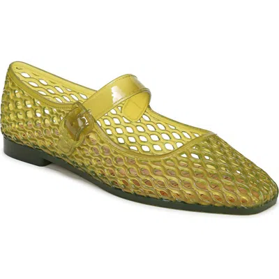 Sam Edelman Michaela Mary Jane Flat In Yellow