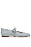 Sam Edelman Michaela Mary Jane Flat Cape Blue Leather