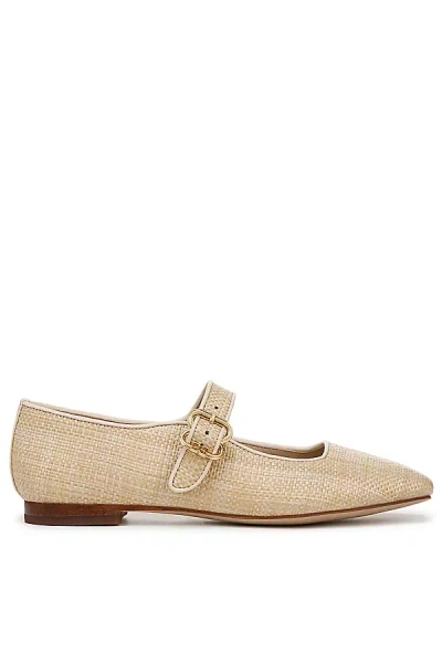 Sam Edelman Michaela Mary Jane Flats In Beige