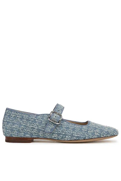 Sam Edelman Michaela Mary Jane Flats In Blue