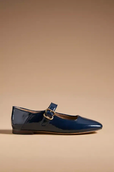 Sam Edelman Michaela Mary Jane Flats In Blue
