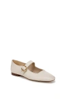Sam Edelman Michaela Mary Jane Flat Modern Ivory In White