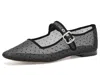 Sam Edelman Michaela Mesh Mary Jane Flat In Black