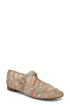 Sam Edelman Floral Sequins Ballet Flats In Multi