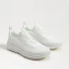 Sam Edelman Miles Lace Up Performance Sneaker White Mesh In White