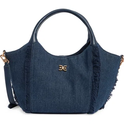 Sam Edelman Mini Sydney Denim Bucket Tote In Blue