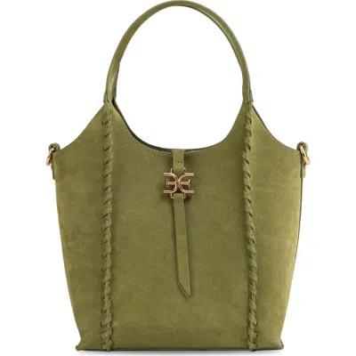 Sam Edelman Mini Sylvia Leather Crossbody Bag In Green