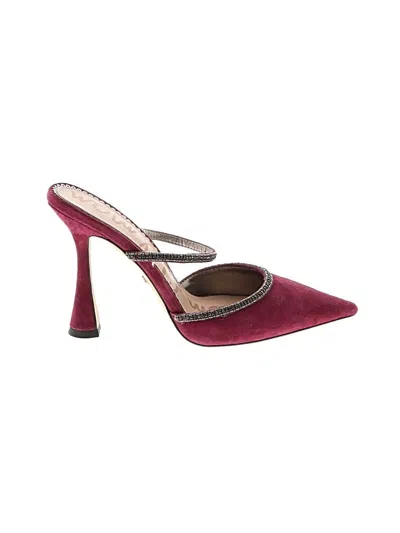 Pre-owned Sam Edelman Mule/clog In Burgundy