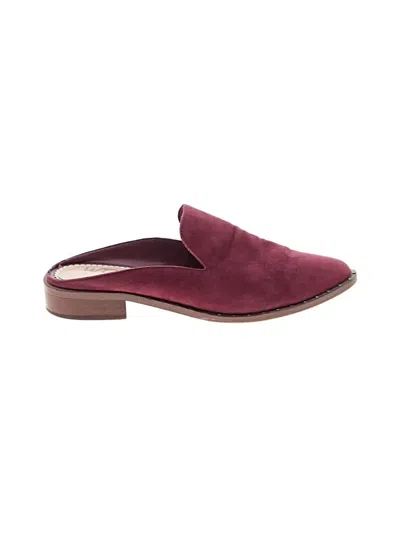 Pre-owned Sam Edelman Mule/clog In Burgundy
