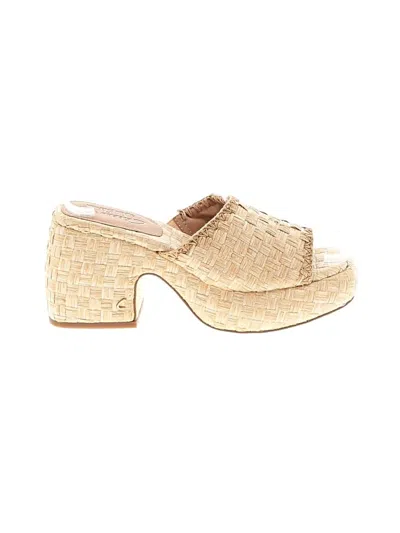 Pre-owned Sam Edelman Mule/clog In Gold