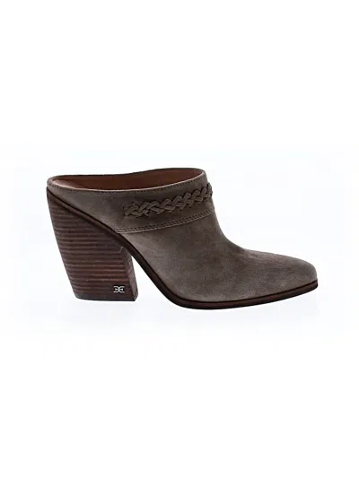 Pre-owned Sam Edelman Mule/clog In Gray