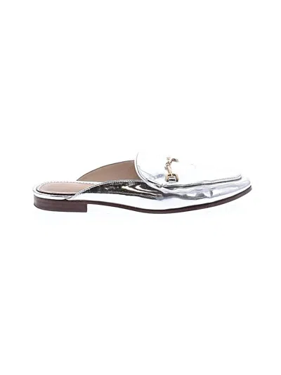 Pre-owned Sam Edelman Mule/clog In Silver