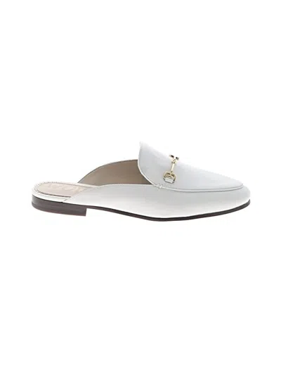 Pre-owned Sam Edelman Mule/clog In White