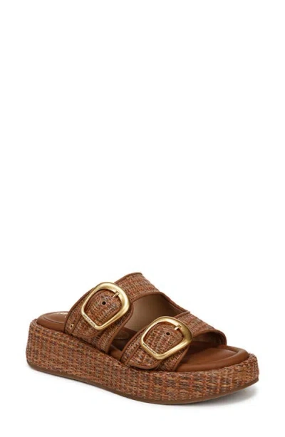 Sam Edelman Nerissa Two-strap Platform Sandal In Brown