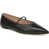 Sam Edelman Nesta Mary Jane Pointed Toe Flat In Black