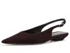 Sam Edelman Netty Slingback Pointed Toe Flat In Olive