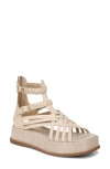 Sam Edelman Nicki Platform Sandal Linen Leather In Linen