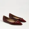 Sam Edelman Nori Pointed Toe Flat In Red