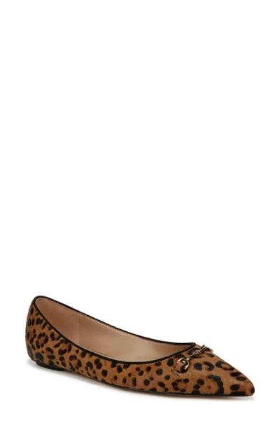 Sam Edelman Nori Pointed Toe Flat In Tan