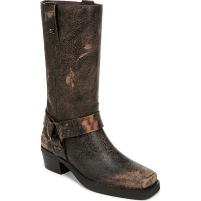 Sam Edelman Nova Moto Boot In Brown